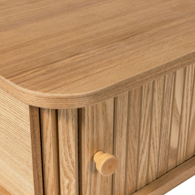 WOOOD Jena Väggmonterat Sängbord Natur