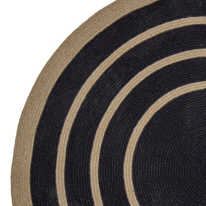 Bloomingville Lune matta, svart, sjögräs