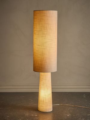 Bloomingville Emmie Golvlampa, Natur, Linne, Ø28xH120 cm