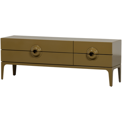 WOOOD MERGE TV-bänk i Eucalyptus-trä, honung