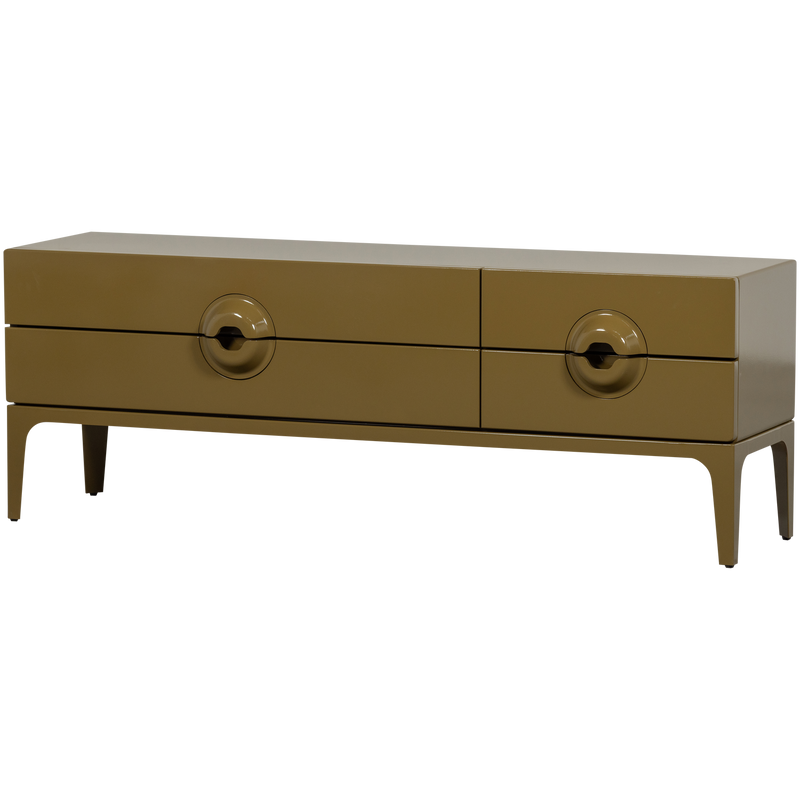 WOOOD MERGE TV-bänk i Eucalyptus-trä, honung