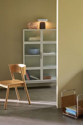 Hübsch Oblique Matstol Natur 55x51xh80cm