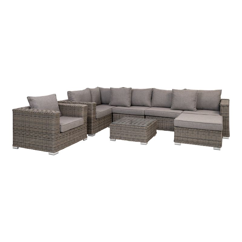 House Nordic Calvi Loungeset Kubu / Grå