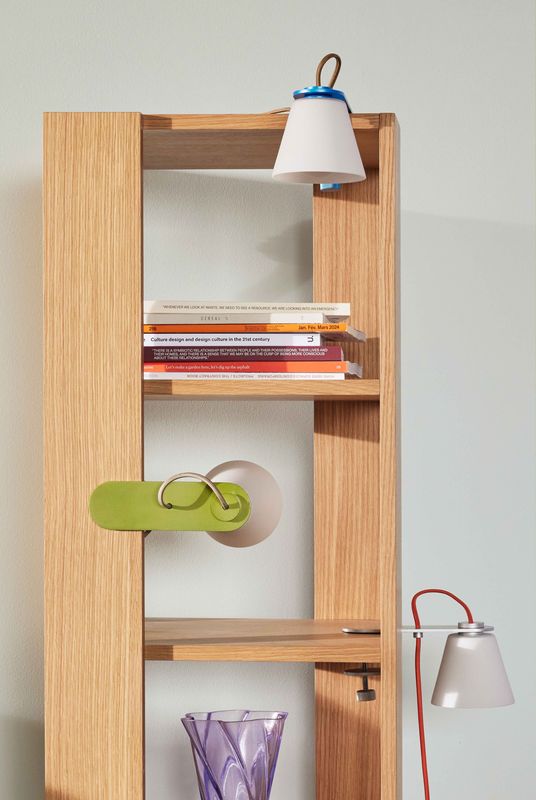 Hübsch Lure Vägglampa Metallic Grön