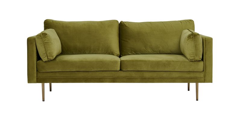 Venture Home Boom 3-Sits Soffa i Grön Sammet