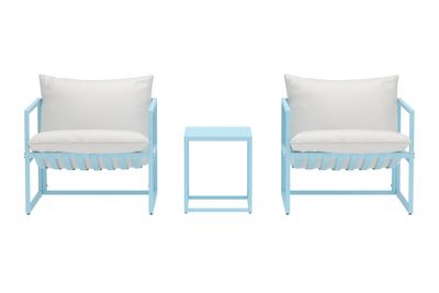 Venture Home Messina Lounge Set Ljusblå