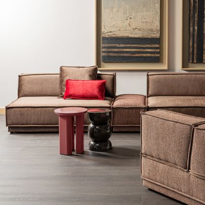 WOOOD ORIVO Sidobord Högblank Röd