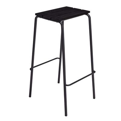 Hübsch Stilt Barstol Svart 45x38xh76cm