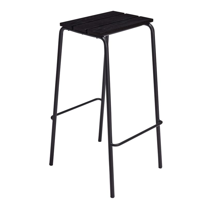 Hübsch Stilt Barstol Svart 45x38xh76cm