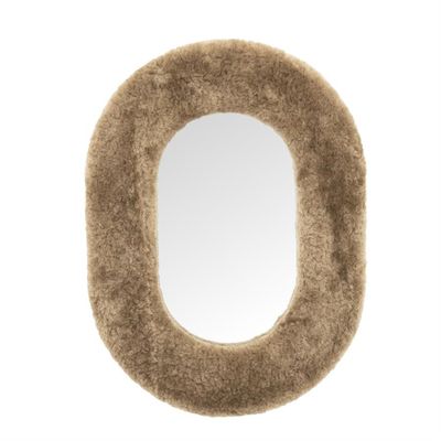 By Boo Kiss Small - Brun Väggspegel
