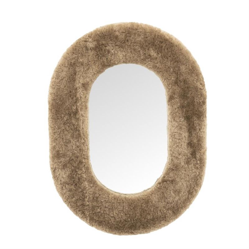 By Boo Kiss Small - Brun Väggspegel