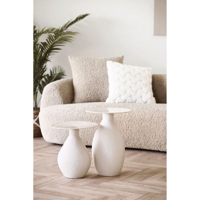 House Nordic Calais Sidobord Off-Vit 36x36x40 cm