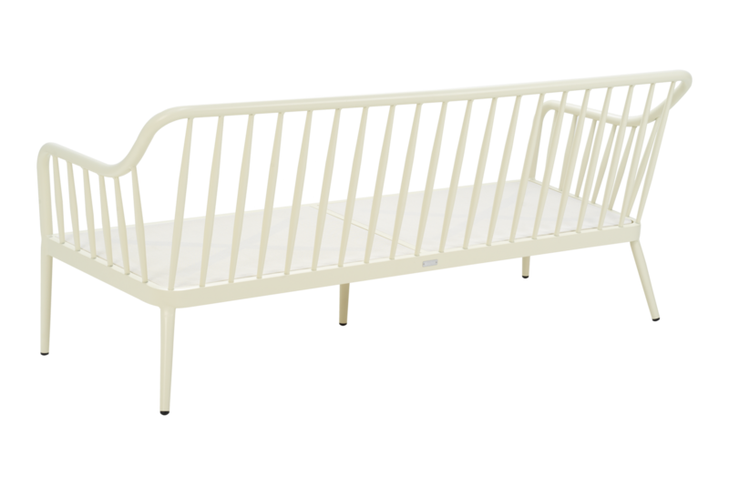 Brafab Coleville 3-sits soffa Pearl white / Dot beige