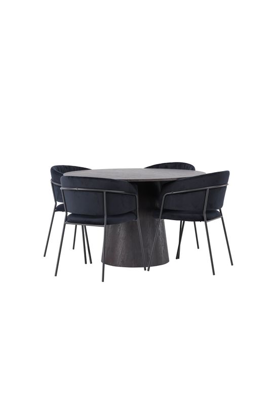 Venture Home Matgrupp Lanzo med Selma stolar