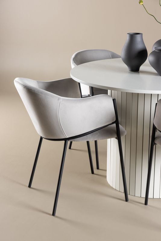 Venture Home Härön Matbord med Evelina Matstol