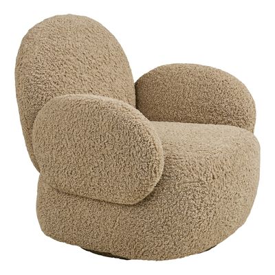 House Nordic Messina Svängbar Loungestol Ljusbrun