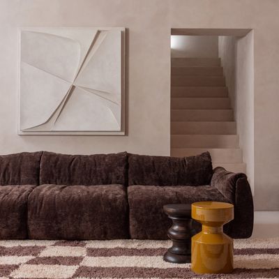 WOOOD Jonah Sidobord Mangoträ Mörkbrun 42x30 cm