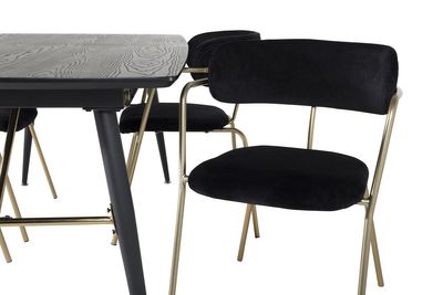 Venture Home Gold Rektangulär Matgrupp