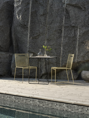 Brafab Laminat bordsskiva 70x70 cm Beige/Terrazzo