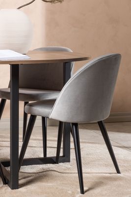 Venture Home Matgrupp Durango med 4st matstolar Velvet