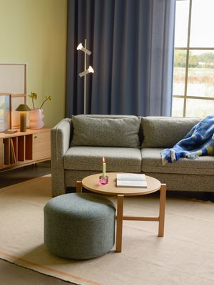 Hübsch Soba Soffa Ljusgrå 178x84xh73cm