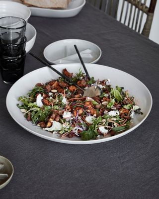 House Doctor Pion Serveringsfat Grå/Vit