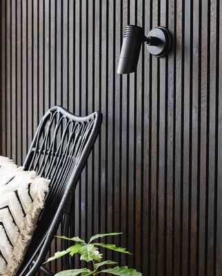 Nordal BRAGI vägglampa, utomhus - svart