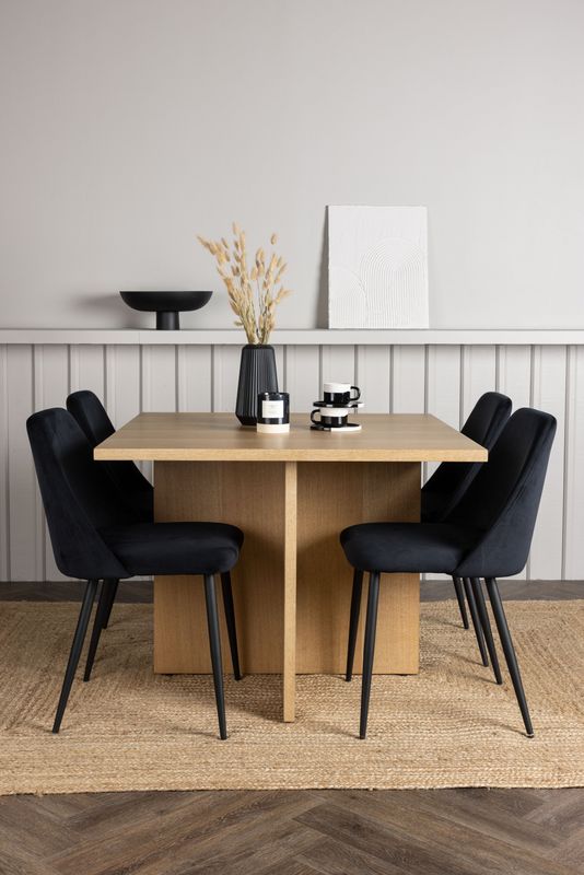 Venture Home Matgrupp Leo med stolarna Night