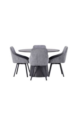 Venture Home Matgrupp Lanzo med stolarna Rosie