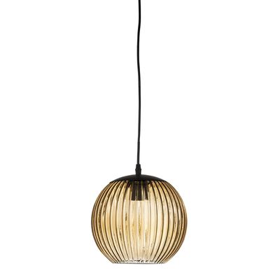 Bloomingville Sybia Taklampa, Brun, Glas, Ø23xH29 cm