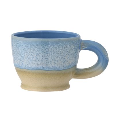 Bloomingville Safie Mugg, Blå, Stengods - 12-pack