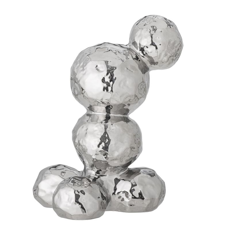 Bloomingville Bobby Dekoration, Silver, Stengods