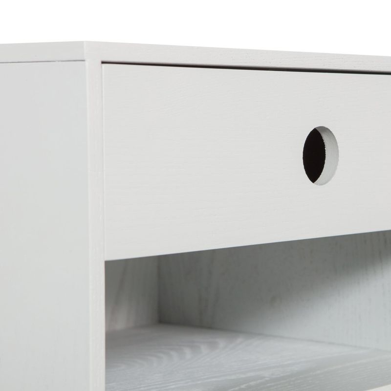 WOOOD Nancy Hängande Sängbord Mist