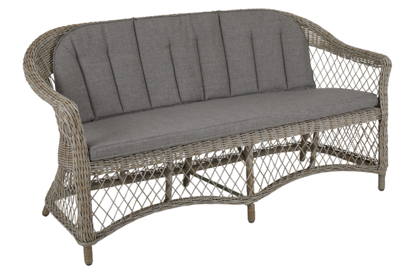 Brafab Kamomill 2-sits Soffa i Konstrotting med Dyna