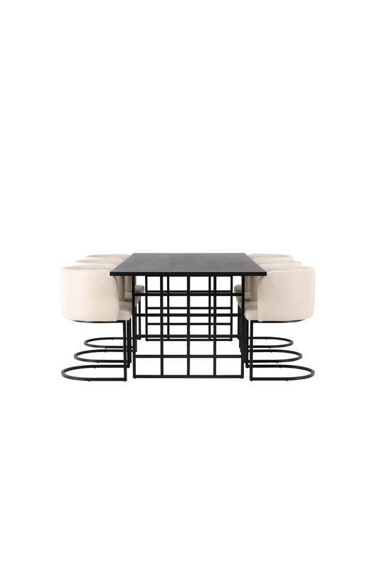 Venture Home Matgrupp Ystad med stolarna Simrishamn