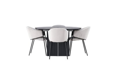 Venture Home Matgrupp Matilda med stolarna Evelina