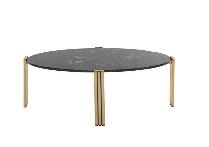 AYTM Tribus Soffbord Guld, Svart 92.4x35 cm