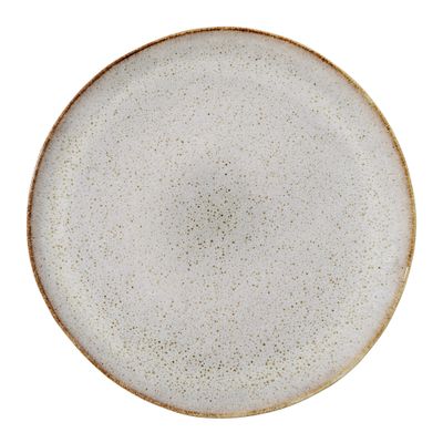 Bloomingville Sandrine Tallrik, Natur, Stengods - 4-pack