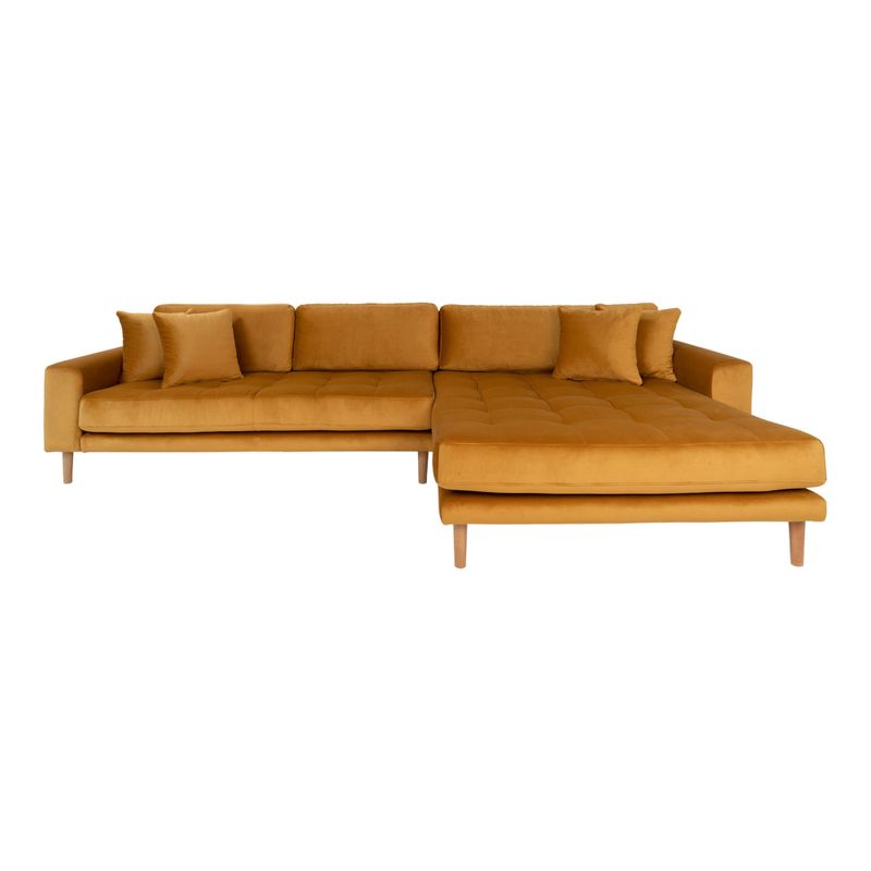 House Nordic Lido Loungesoffa Senapsgul Gul