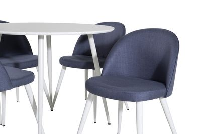 Venture Home Matgrupp Plaza med stolarna Velvet