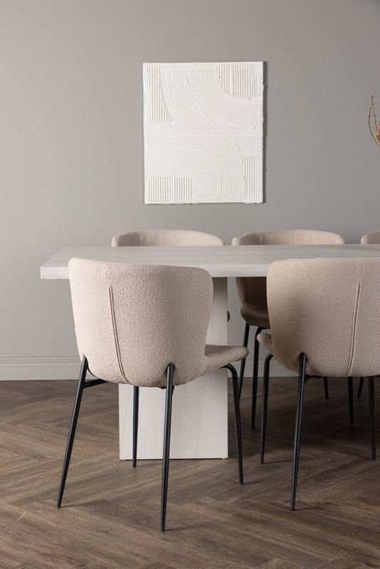 Venture Home Matgrupp Olga med stolar Modesto