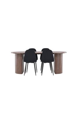 Venture Home Härön Matbord med Polar Matstol