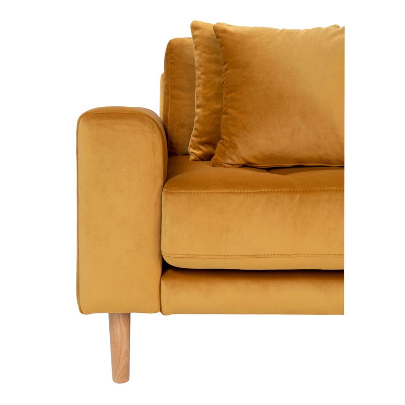 House Nordic Lido Loungesoffa Senapsgul Gul