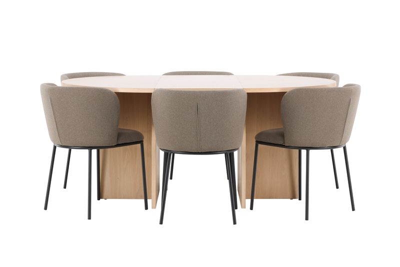 Venture Home Matbord Strada med Edina Stol