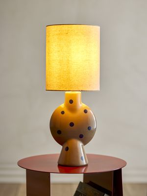 Bloomingville Sergio Bordslampa, Flerfärgad, Stengods, Ø21xH55 cm