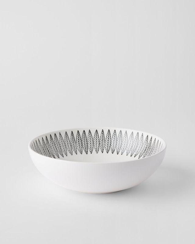 Gustavsberg SALIX SVART, Skål 17 cm, rund