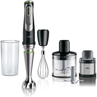 BRAUN Stavmixerset MQ9138XI MultiQuick 9 Premium 1200W