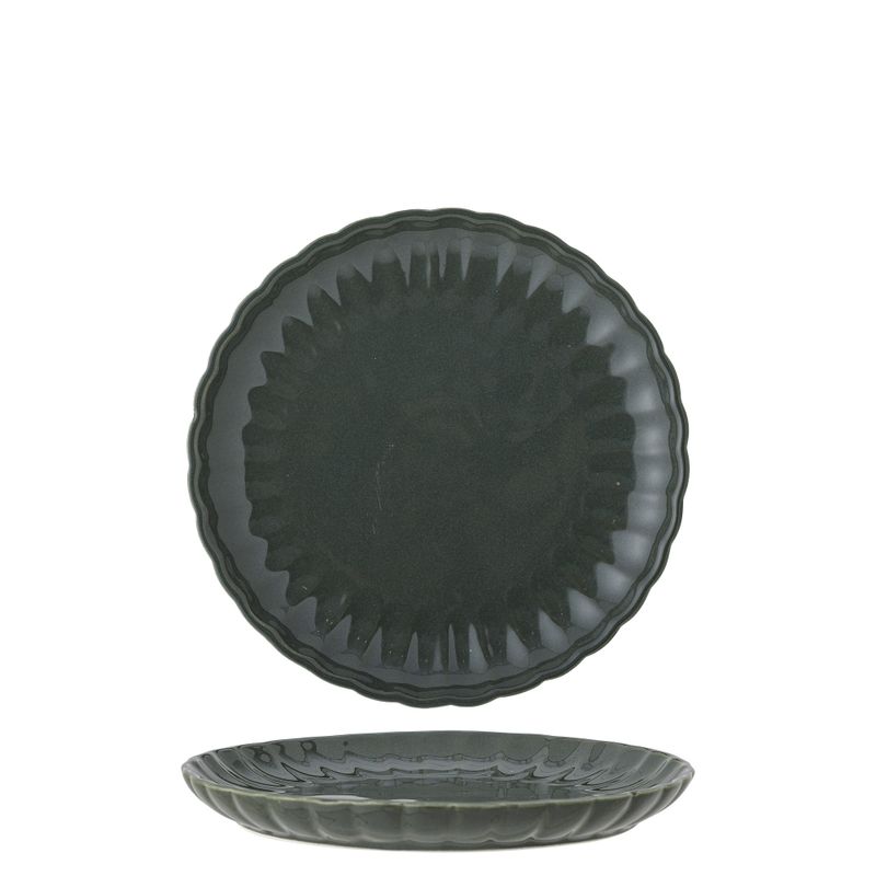 Bloomingville Latina Tallrik, Grön, Stengods 20 cm 6-pack