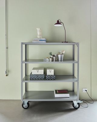 House Doctor Trolley Reol med 4 hjul Grå