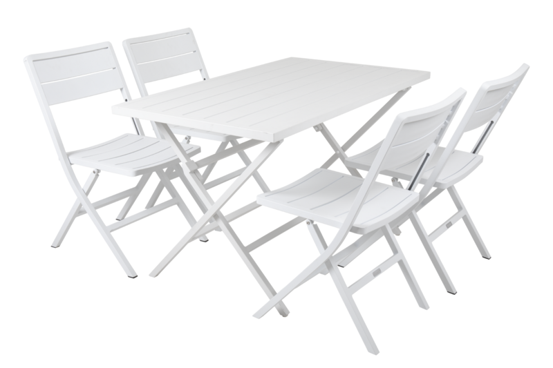 Brafab Wilkie Fällbord 72x120 cm Vit